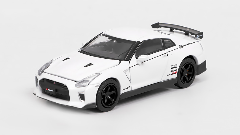 Nissan GT-R (R35) Advan Racing GT bílá 1:64 - Era Car