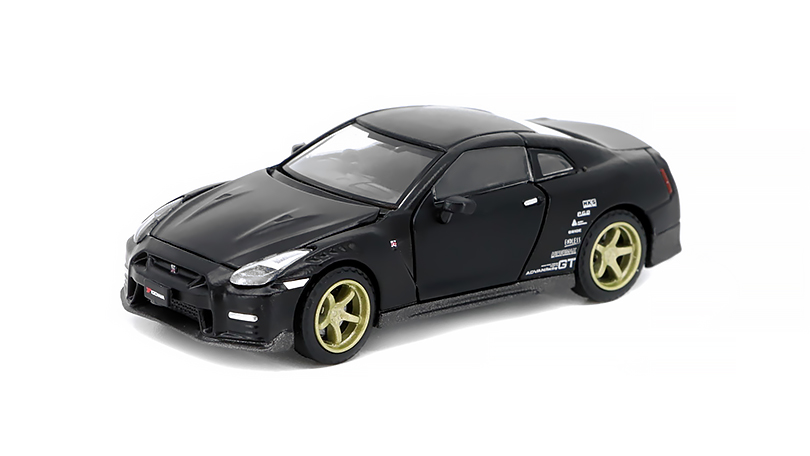 Nissan GT-R (R35) Advan Racing GT černá 1:64 - Era Car