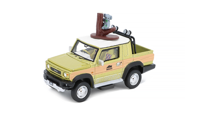 Suzuki Jimni Sierra Pick-up Special s figurkou koaly 1:64 - Era Car