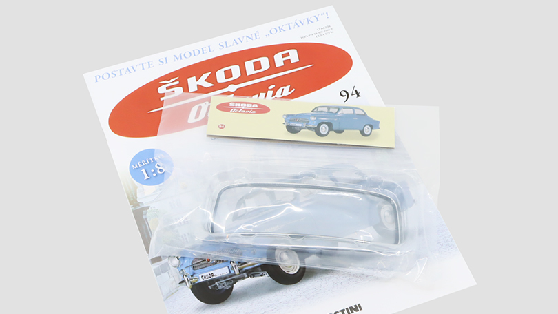 Škoda Octavia 1959 1:8 - časopis #94 se stavebnicí