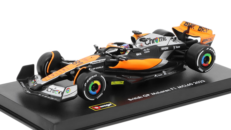 McLaren MCL60 F1 #81 2023 British Grand Prix 1:43 - Bburago