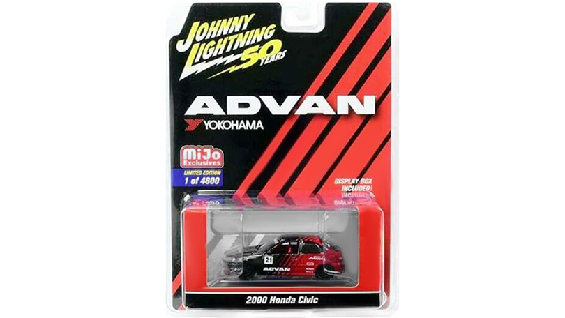 Honda Civic #21 2000 Advan Yokohama 1:64 - Johnny Lightning