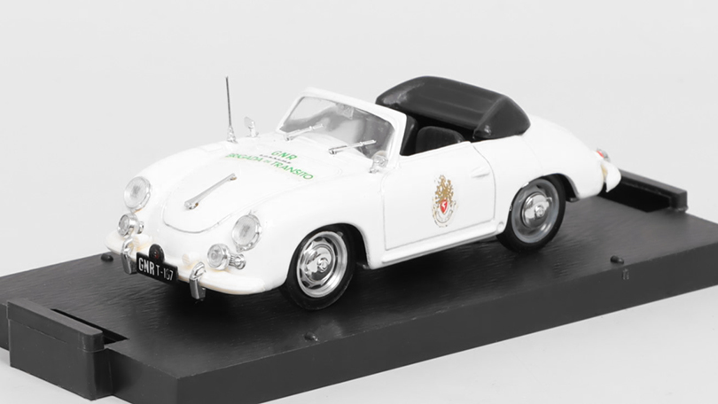 Porsche 356 Cabrio Police Portoghese 1952 open 1:43 - Brumm