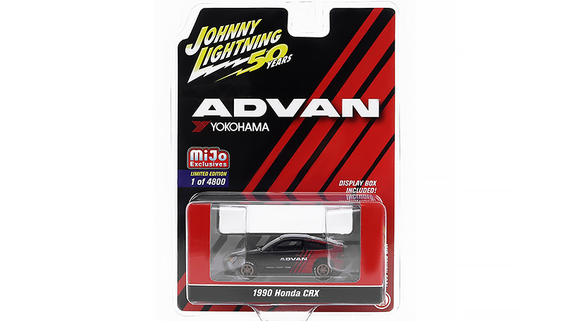 Honda CRX 1990 Advan Yokohama 1:64 - Johnny Lightning