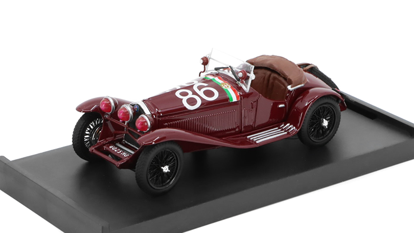 Alfa Romeo 1750GS Mille Miglia #86 1931 1:43 - Brumm 