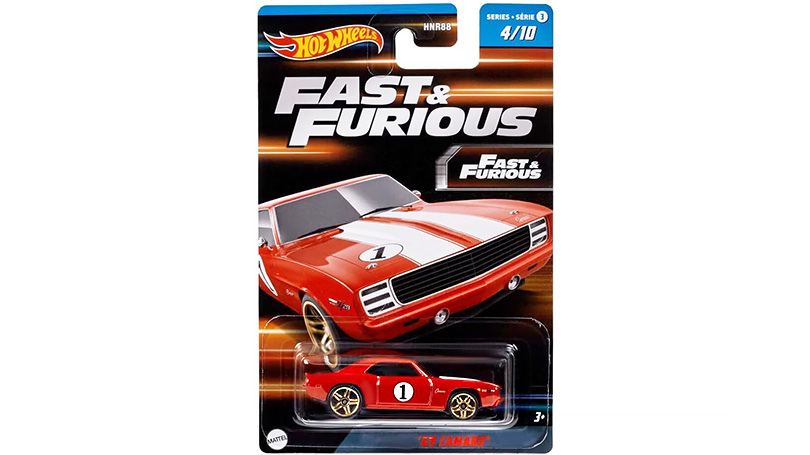 Chevrolet Camaro #1 1969 Fast & Furious 1:64 - Hot Wheels