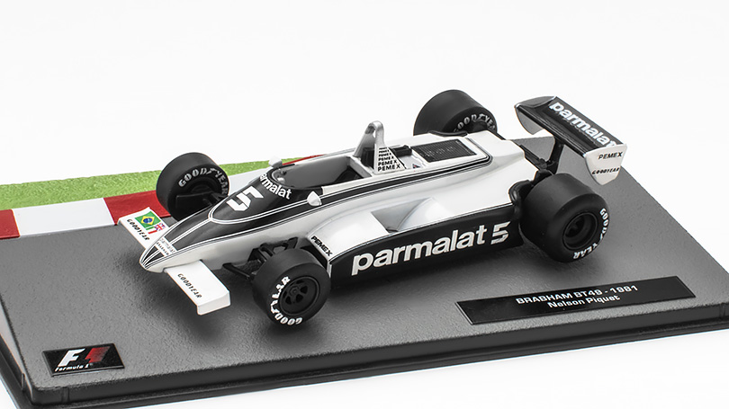 Brabham BT49 #5 1981 Nelson Piquet 1:43 - Formula 1 Cars časopis s modelem