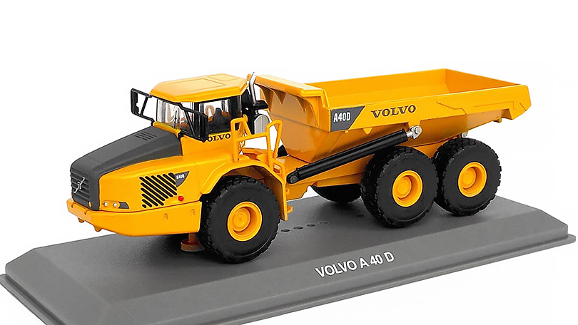 Volvo A40D 2001 sklápěč 1:72 - Edicola časopis s modelem