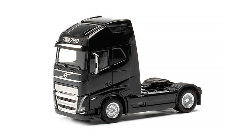 Volvo FH 16 GL XL 2020 tahač černý 1:87 - Herpa