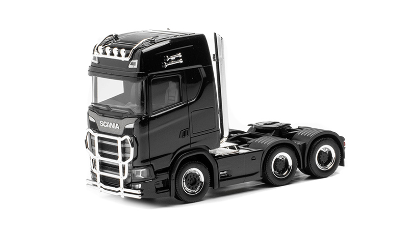 Scania CS20 HD 6x2 Tahač černý 1:87 - Herpa