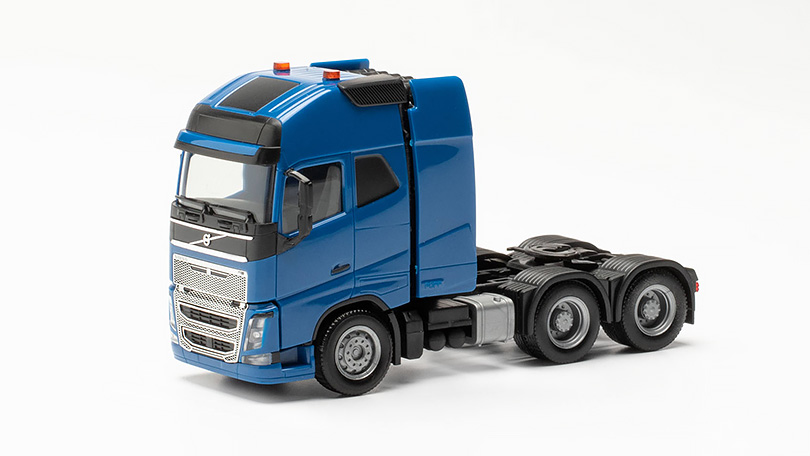 Volvo FH Gl XL tahač 6x4 modrý 1:87 - Herpa