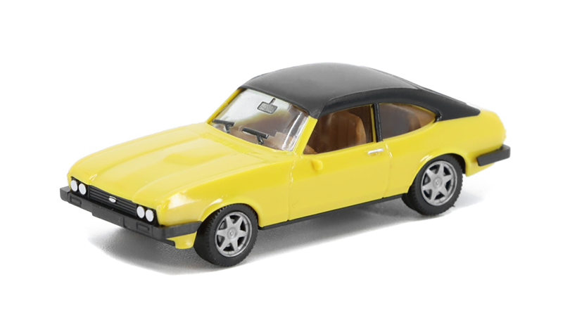 Ford Capri II žlutá 1:87 - Herpa