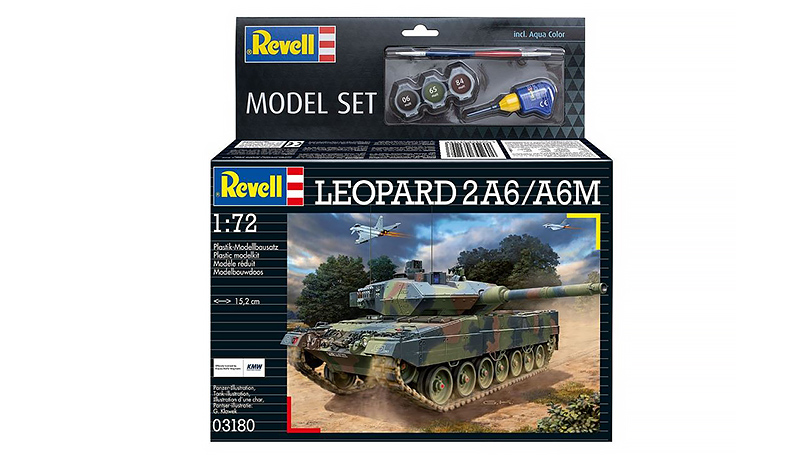 Tank Leopard 2A6 / A6M 1:72 - Revell stavebnice