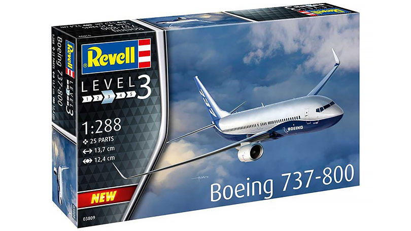 Boeing 737-800 letadlo 1:288 - Revell stavebnice