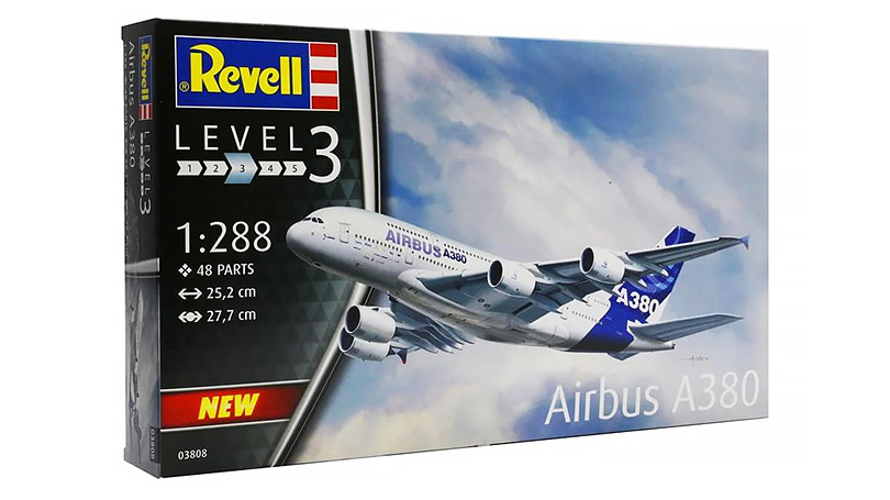 Airbus A380 letadlo 1:288 - Revell stavebnice