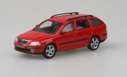 Škoda Octavia Combi 2004 červená 1:43 - Abrex