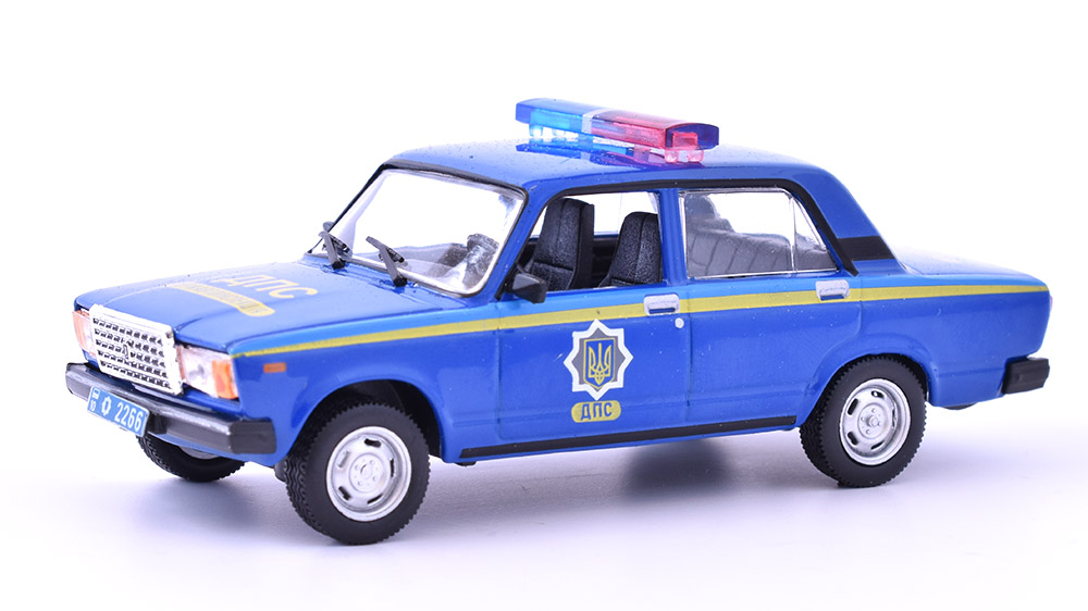 VAZ-2107 LADA 1500 1:43 - Policejní auta časopis s modelem #29