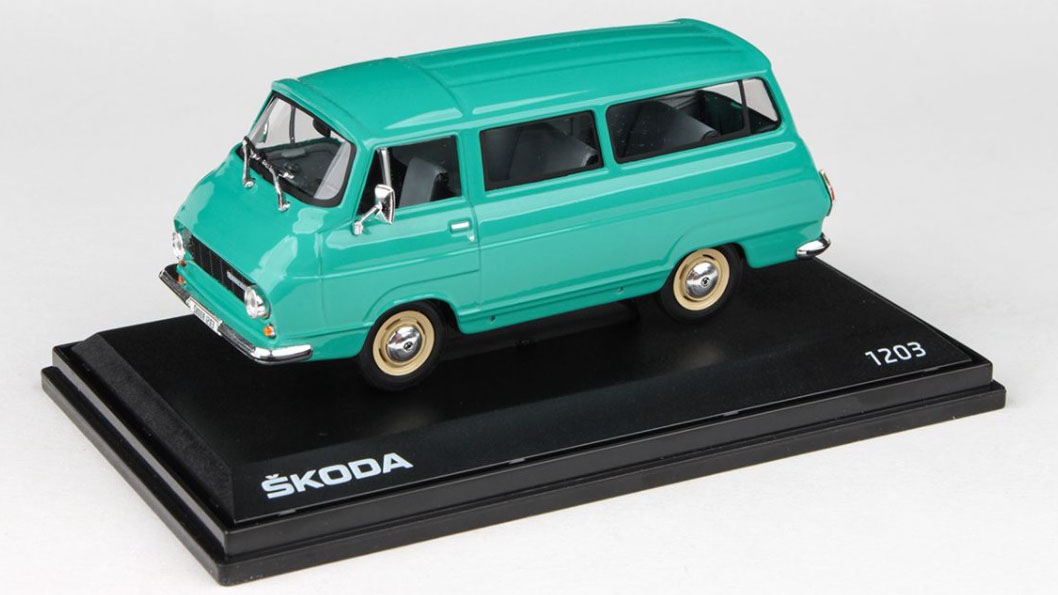 Škoda 1203 - 1974  Modrozelená 1:43 Abrex