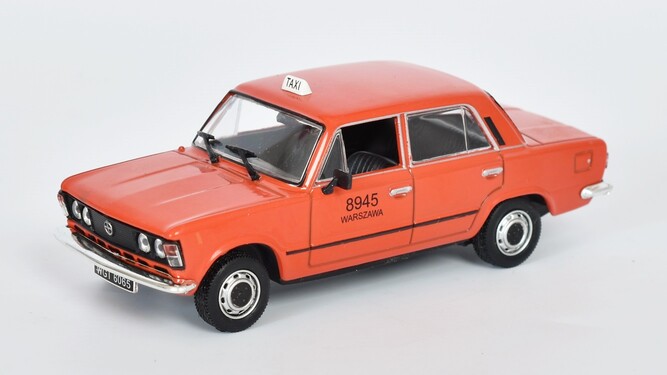 FIAT 125P Taxi 1:43 - Kultovní auta PRL-u Speciální časopis s modelem