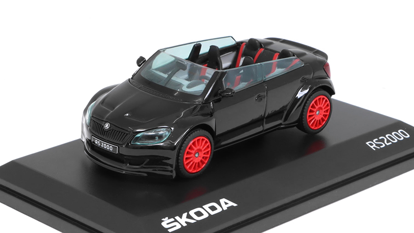 Škoda Fabia RS2000 Concept Car černá 1:43 - Abrex