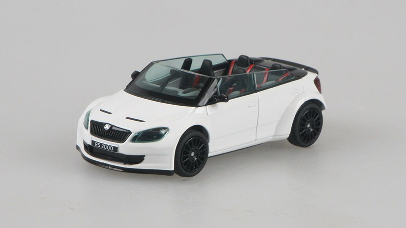 Škoda Fabia RS2000 Concept Car bílá 1:43 - Abrex