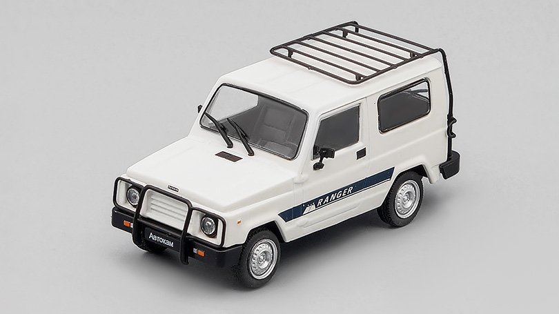 Avtokam-2160-Ranger 1:43 - Kultovní auta SSSR časopis s modelem