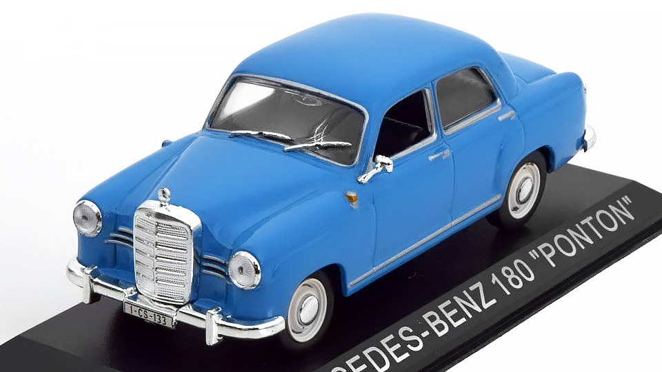 Mercedes-Benz 180D W120 Ponton 1:43 - Maşini de Legendă časopis s modelem