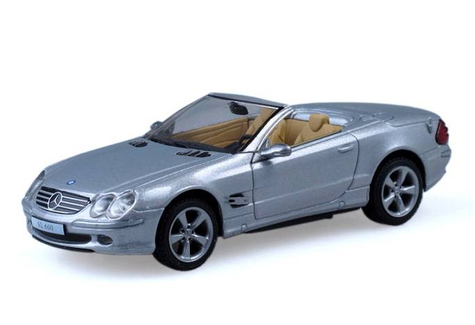 Mercedes-Benz SL 600 Cabrio 1:43 - Superauta DeAgostini časopis s modelem #76