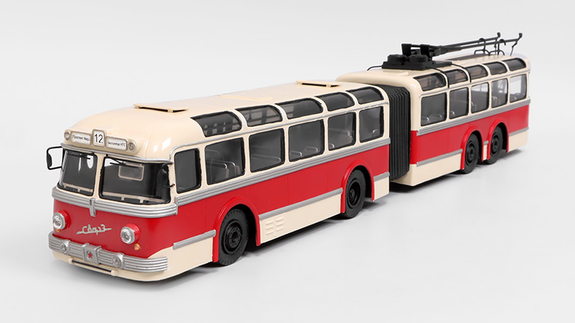 SVARZ TS-1 1961 trolejbus 1:43 - Ručně vyrobený model