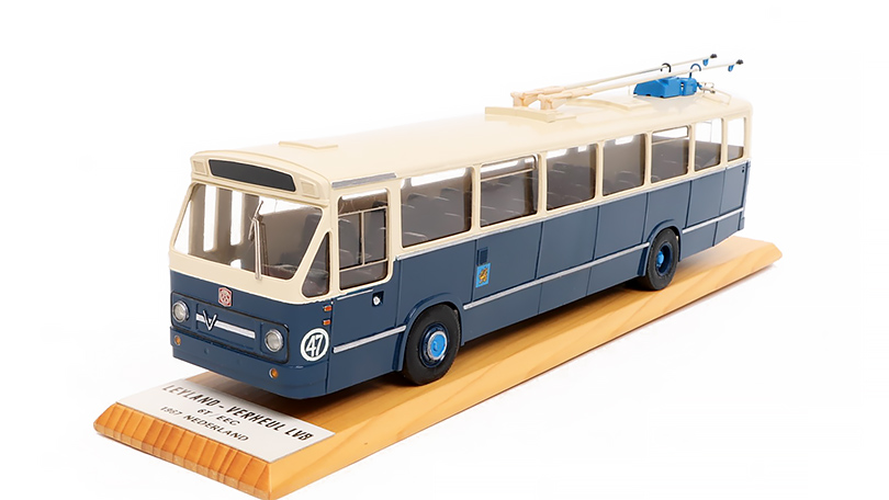 Leyland Verheul LVB 6T/EEC 1967 trolejbus 1:43 - Ručně vyrobený model