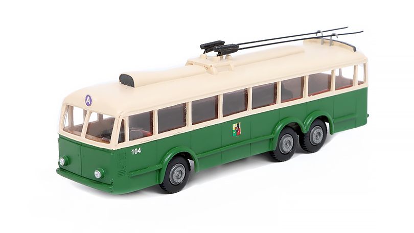 Škoda Tr 3/1 trolejbus 1:87 - Ručně vyrobený model