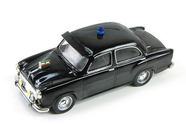 Hindustan Ambassador 1:43 - Kultowe wozy policyjne časopis s modelem