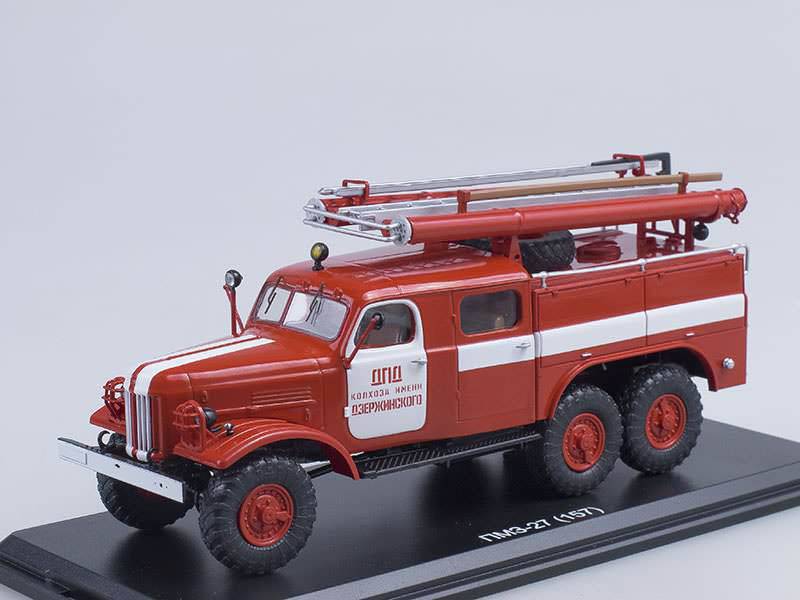 ZIL-157K PMZ-27 Hasičské auto 1:43 - SSM