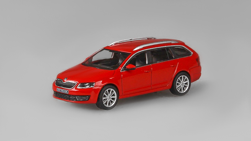 Škoda Octavia III Combi 2013 Červěná Corrida 1:43 - Abrex