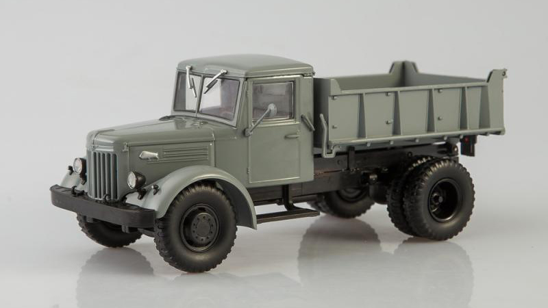 MAZ-205 sklápěč šedý 1:43 - Avtoistoria