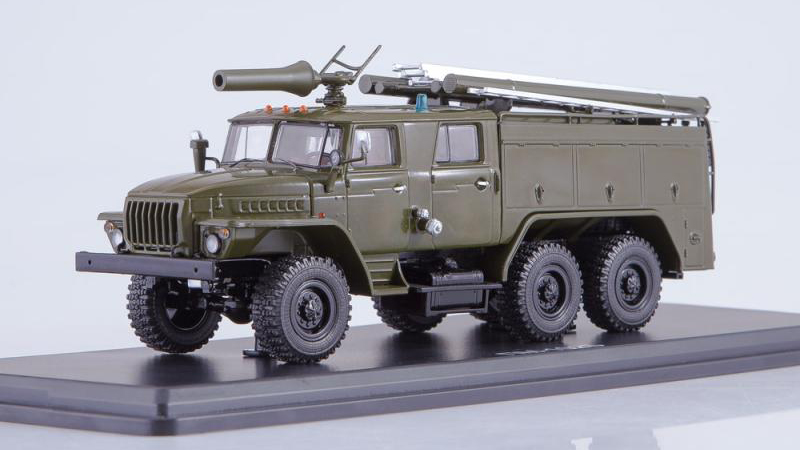 URAL-43202 AC-40 PM-102B khaki 1:43 - SSM