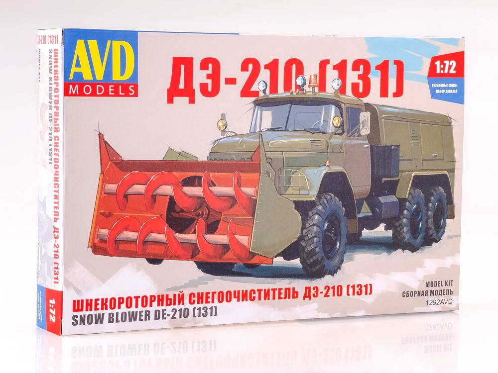 ZIL-131 Sněhová fréza DE-210 1:72 - AVD