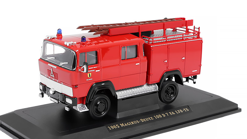 Magirus-Deutz 100 D 7 FA LF8-TS 1965 Hasičské 1:43 - Lucky Die Cast