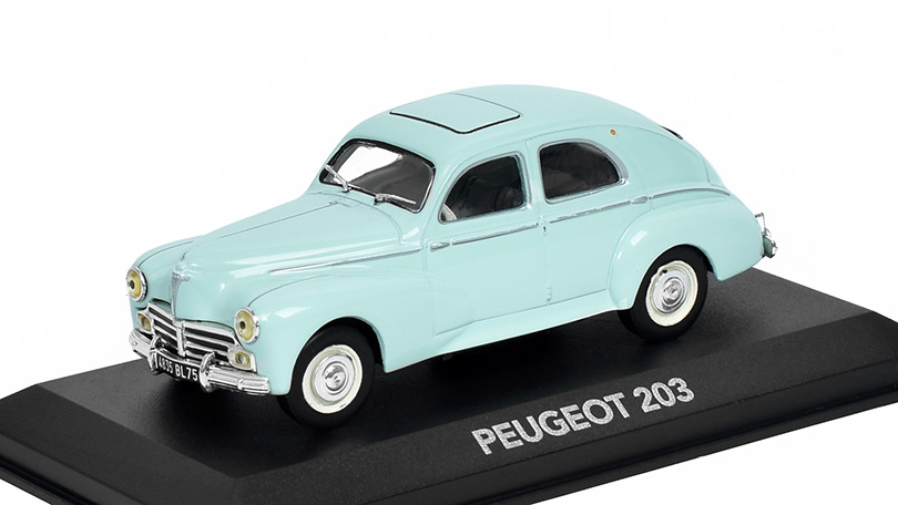 Peugeot 203 1:43 - Atlas časopis AutoModels s modelem