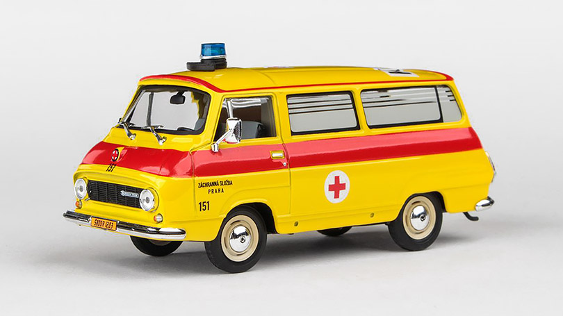 Škoda 1203 sanitka záchranka - 1974 1:43 Abrex