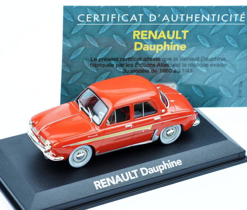 Renault Dauphine - 1960 1:43 - Atlas časopis s modelem