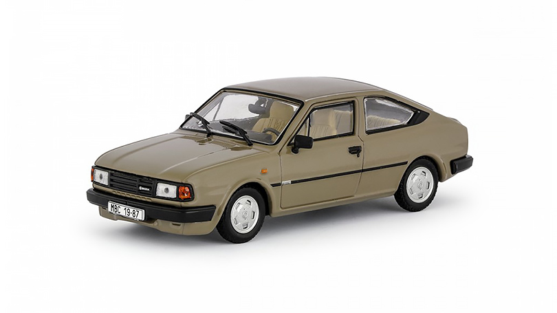 Škoda Rapid 136 1987 Hnědá Kamenná 1:43  - Abrex