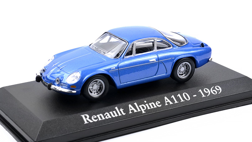 Renault Alpine A110 1969 1:43 - časopis s modelem 