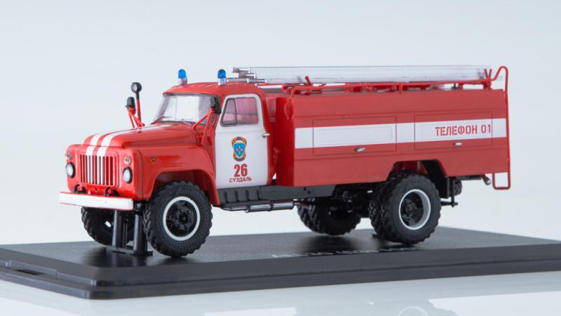 GAZ-53 AC-30 Hasičský 1:43 - SSM 