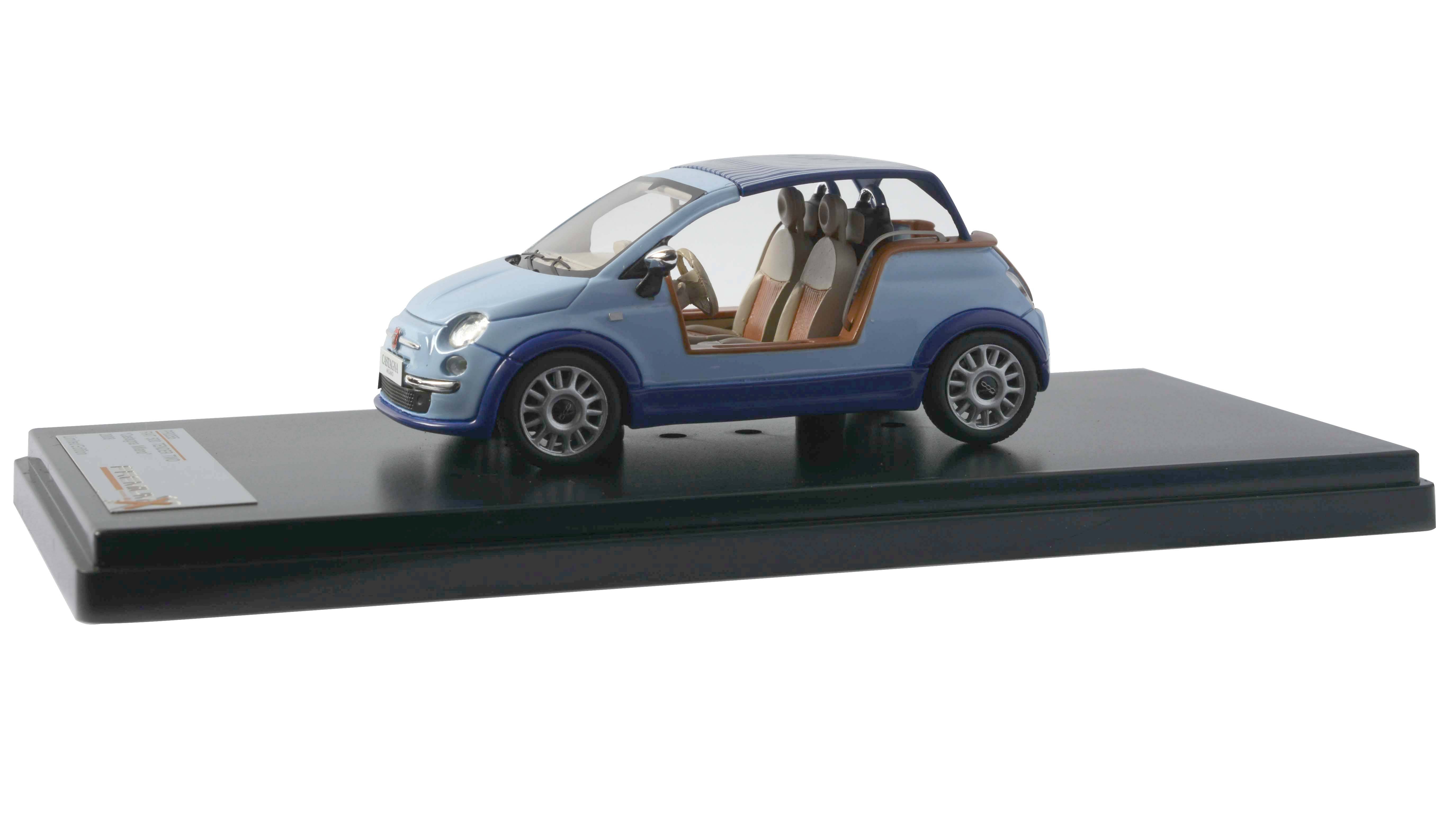 Fiat 500 Castagna Milana 2008 1:43 - Ixo Premium X časopis s modelem 