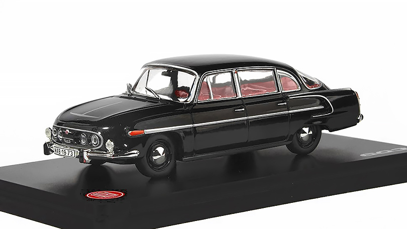 Tatra 603 - 1969 černá červený Interiér 1:43 - Abrex