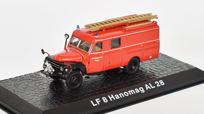 LF 8 Hanomag AL 28 Hasiči 1:72 DeAgostini - časopis AutoModels s modelem