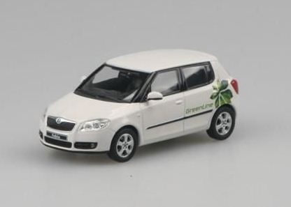 Škoda Fabia II Green Line 1:43 Abrex