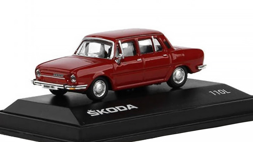 Škoda 110L (1973) 1:72 Červená Rubínová - Abrex