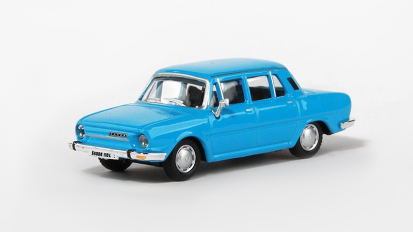 Škoda 110L (1973) 1:72 Modrá Světlá - Abrex